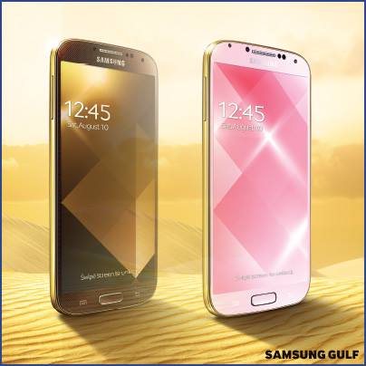 Samsung unveild Gold Galaxy S4