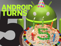 Happy 5th Birthday Android