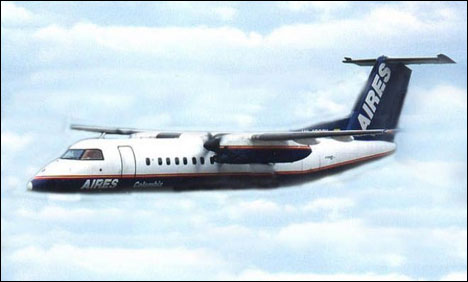 Kamsn U.S. aircraft crashes near Colombia, 4 passengers dead