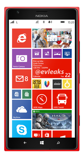 Another Leaked Nokia Lumia 1520, In Red colour