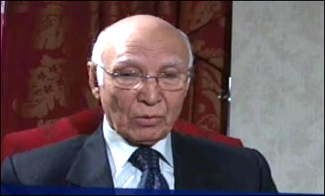 India called back its troops from Siachen on the basis of preferential, Sartaj Aziz