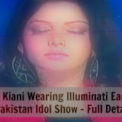 Hadiqa Kiani Wearing illuminati Earrings In Pakistan Idol On Geo Entertainment
