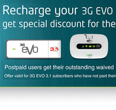 PTCL brings 3G Evo 3.1 Re-connect offer