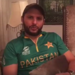 Shahid Afridi special to message to the nation.